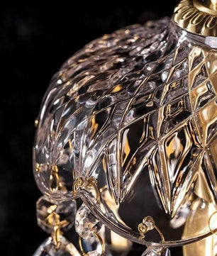 French crystal pendant lamp