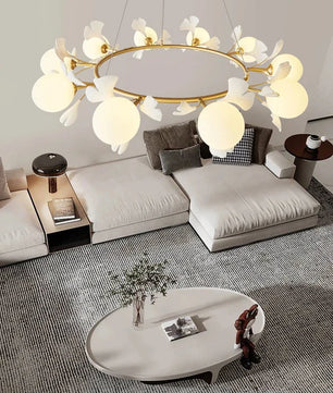 Allanie Gingko Round Chandelier