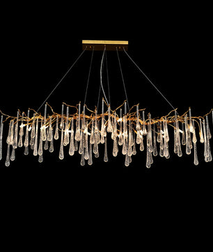 Aqua Makrama Chandeliers