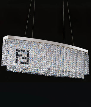 Liliana Rectangle Crystal Chandelier