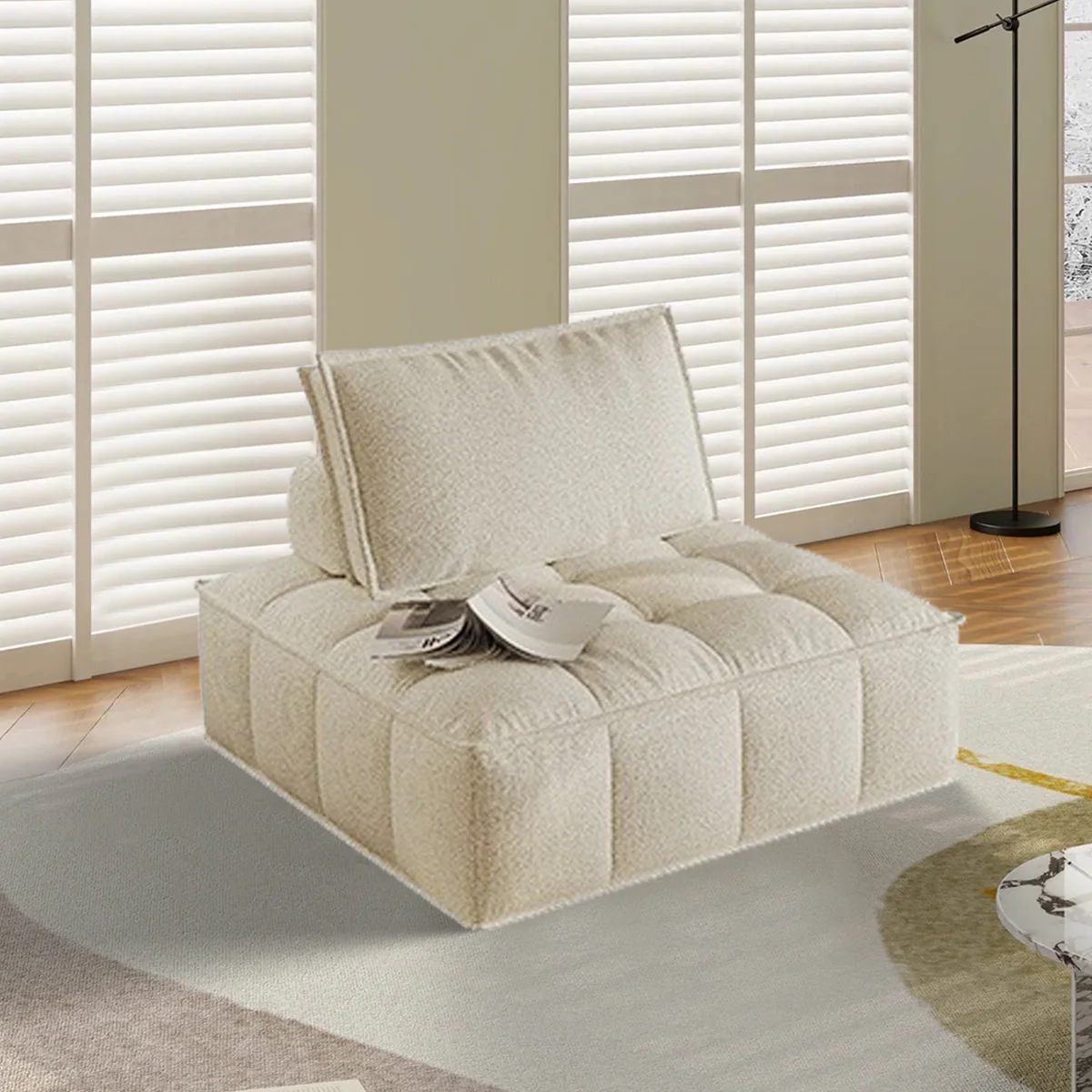 Cotton And Linen Fabric Sofa