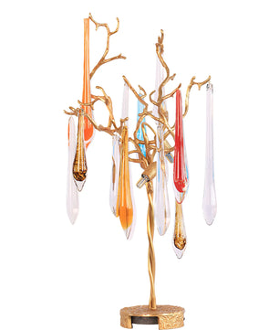 Aqua Willow Table Lamp