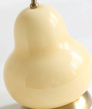 Pear Glass Built-in Battery Table Lamp