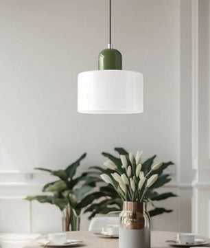 Nordic Morandi Cylinder Glass Pendant Light S66