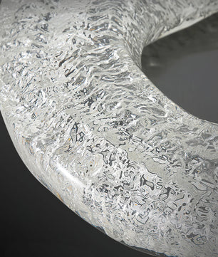 Glacial Pattern Resin Ceiling Light