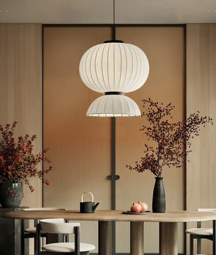Mulberry Silk Lantern Pendant Light M433