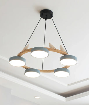 Sienna Bird Round Chandelier