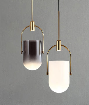 Campana Glass Bell Pendant Light