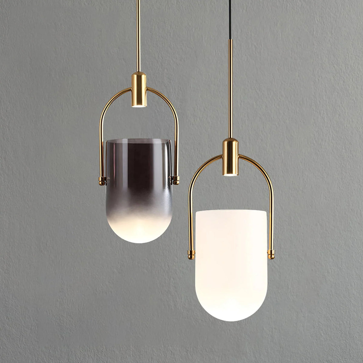 Campana Glass Bell Pendant Light