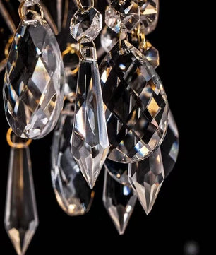 French crystal pendant lamp