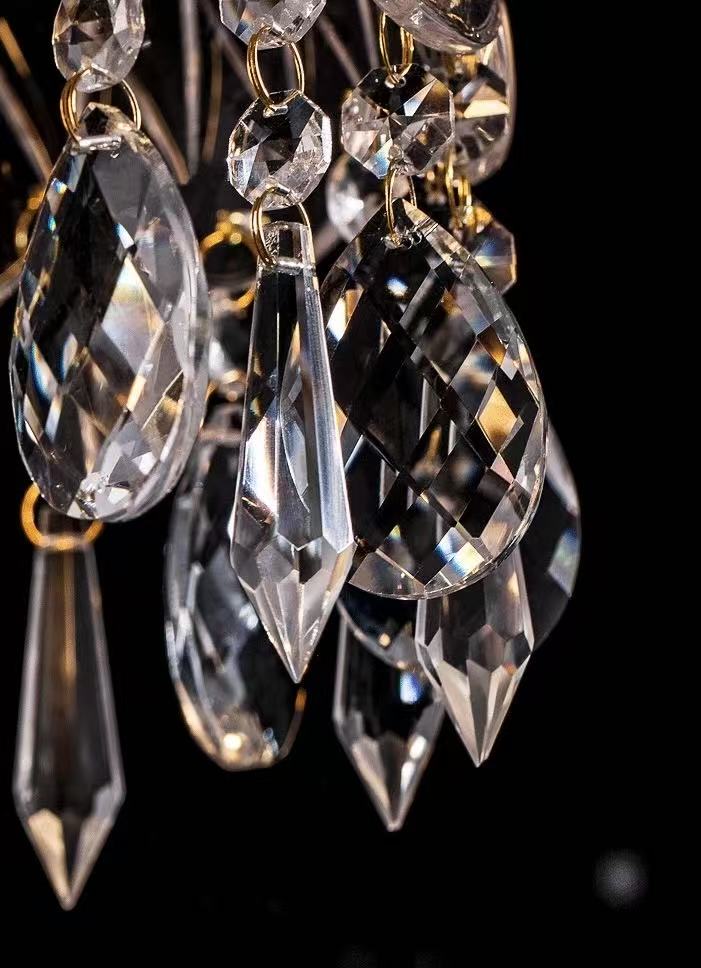 French crystal pendant lamp