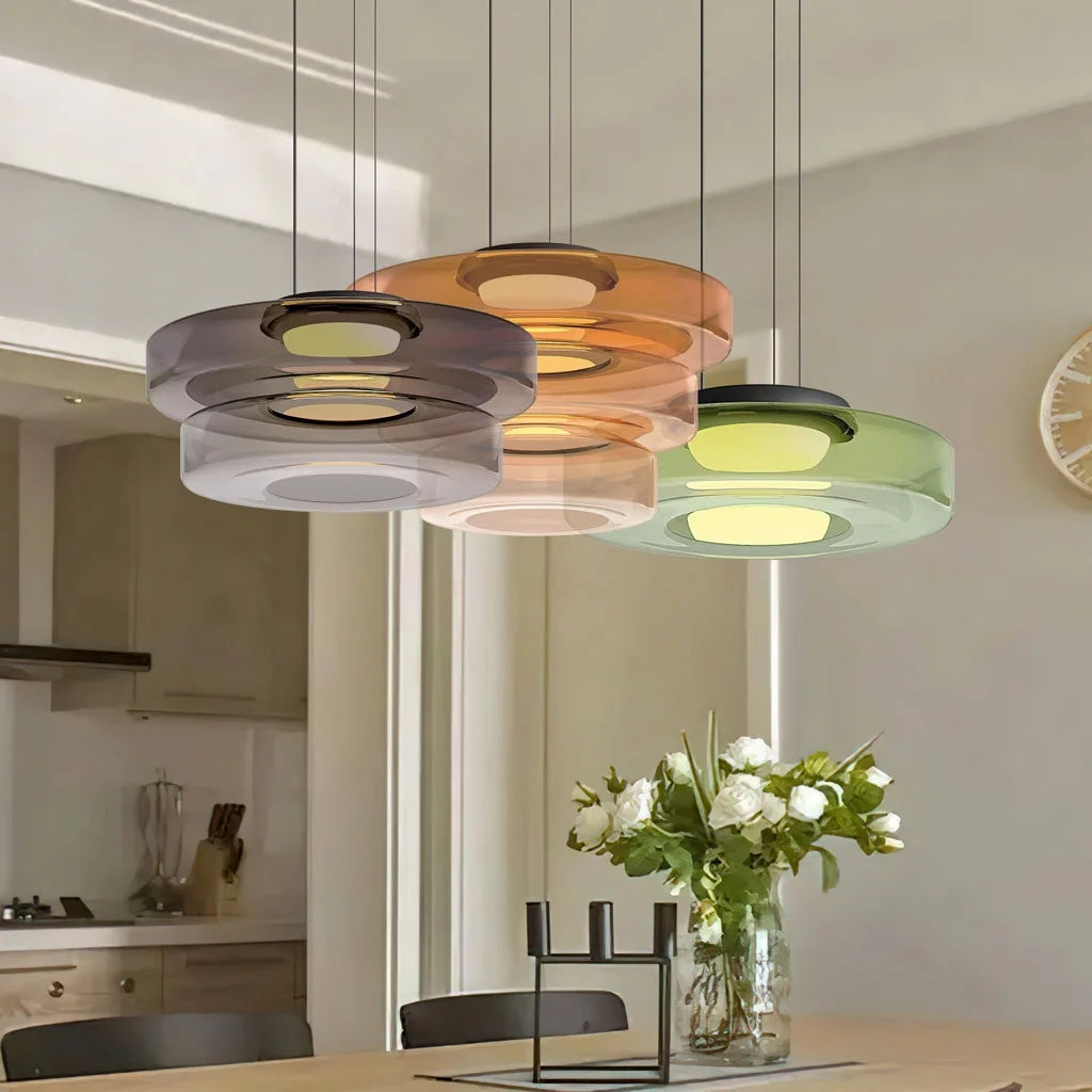 Nordic postmodern creative glass pendant light