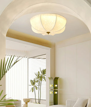 Orchid Fabric Ceiling Lamp