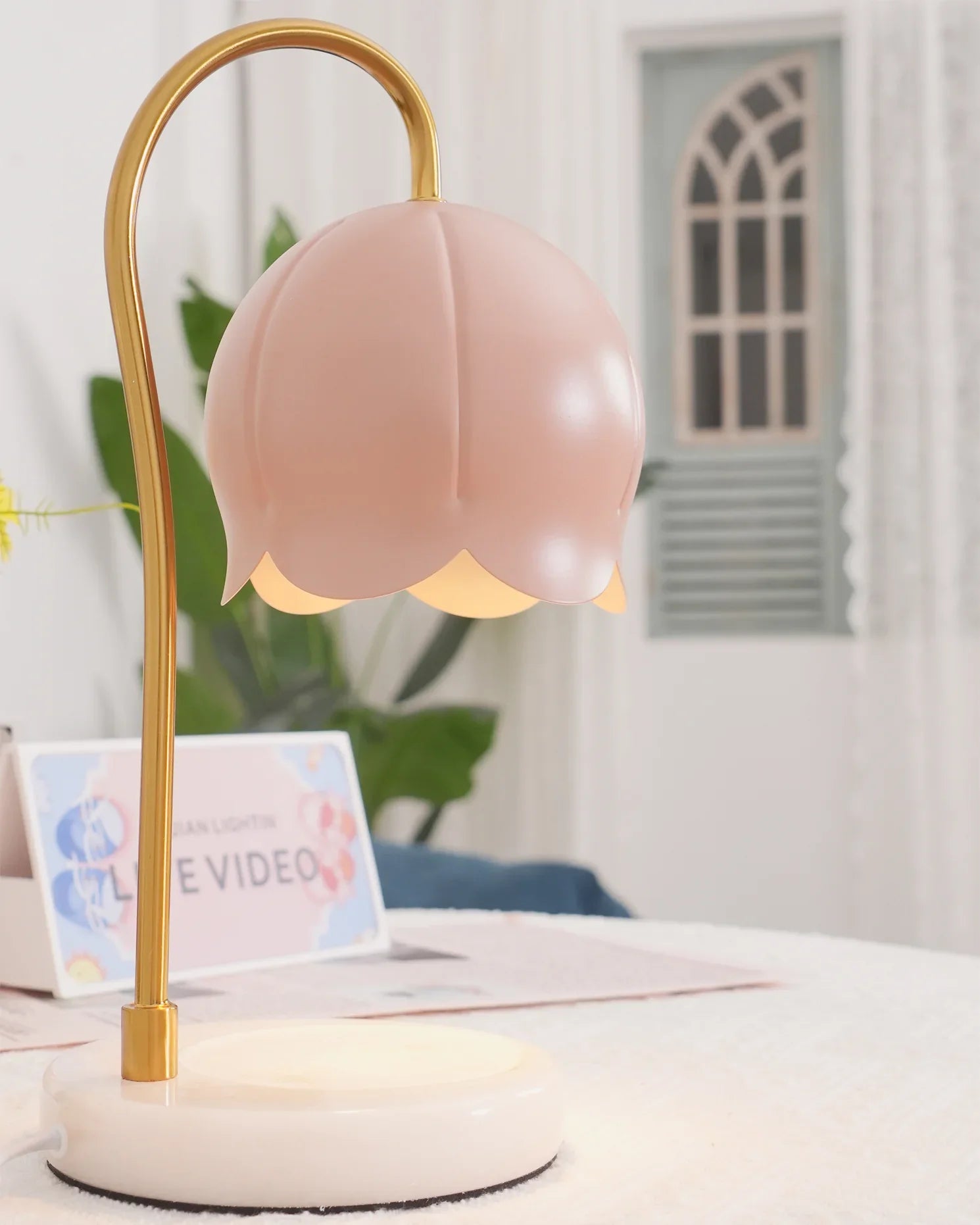 Flower Candle Warmer Lamp