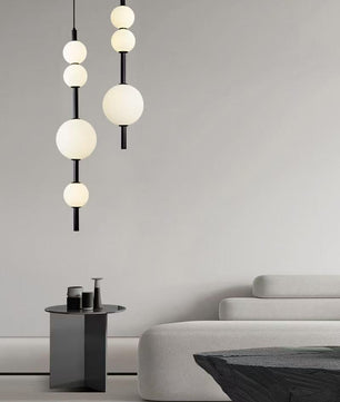 Vertical Glass Pendant Light
