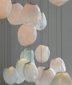 Liquid Glass Stone Pendant Light
