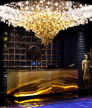 Crystal Stone Chandelier