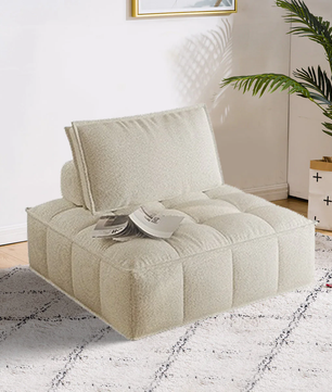 Cotton And Linen Fabric Sofa