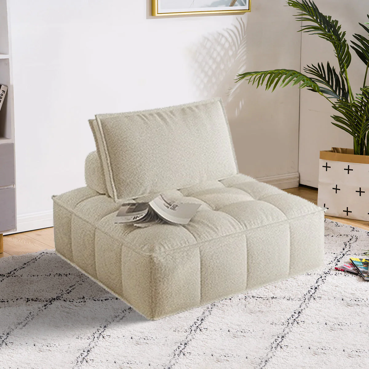Cotton And Linen Fabric Sofa