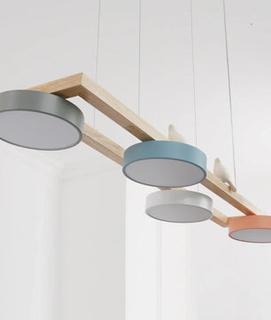 Sienna Bird Long Chandelier