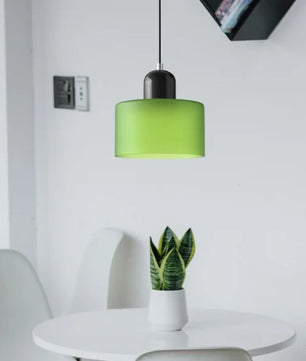 Nordic Morandi Cylinder Glass Pendant Light S66