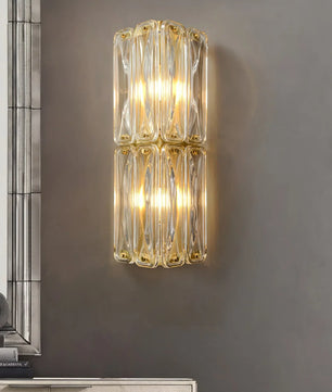 Triangular Glass Wall Light
