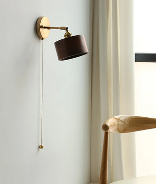 Rotatable Wooden Wall Lamp