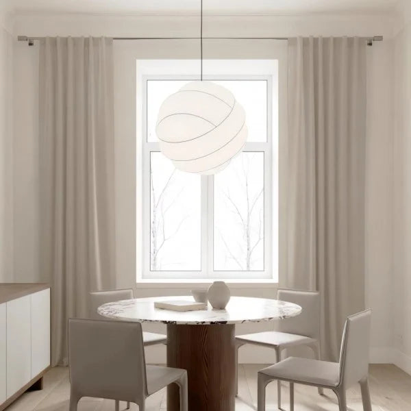 Wabi-Sabi Fiber Cocoon Pendant Lamp M400