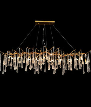 Aqua Makrama Chandeliers