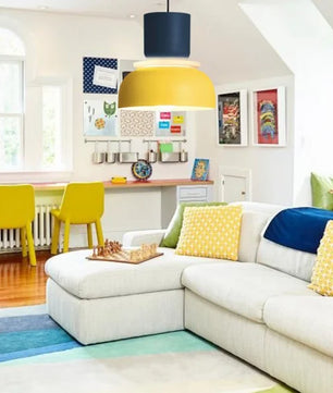 MACRI Color Block Nordic Pendant Light for Living Room