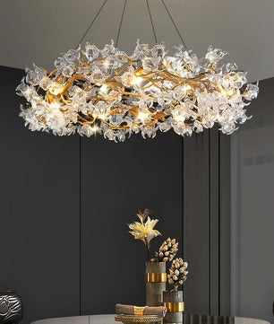 Hibiscus Flower Chandelier