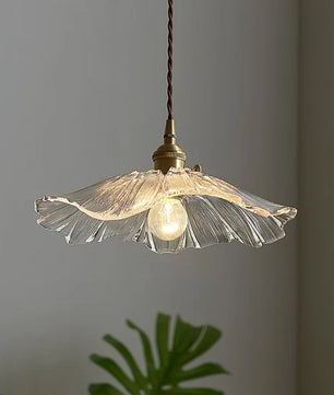 Tiffany Lotus Glass Pendant Light for Living Room S08