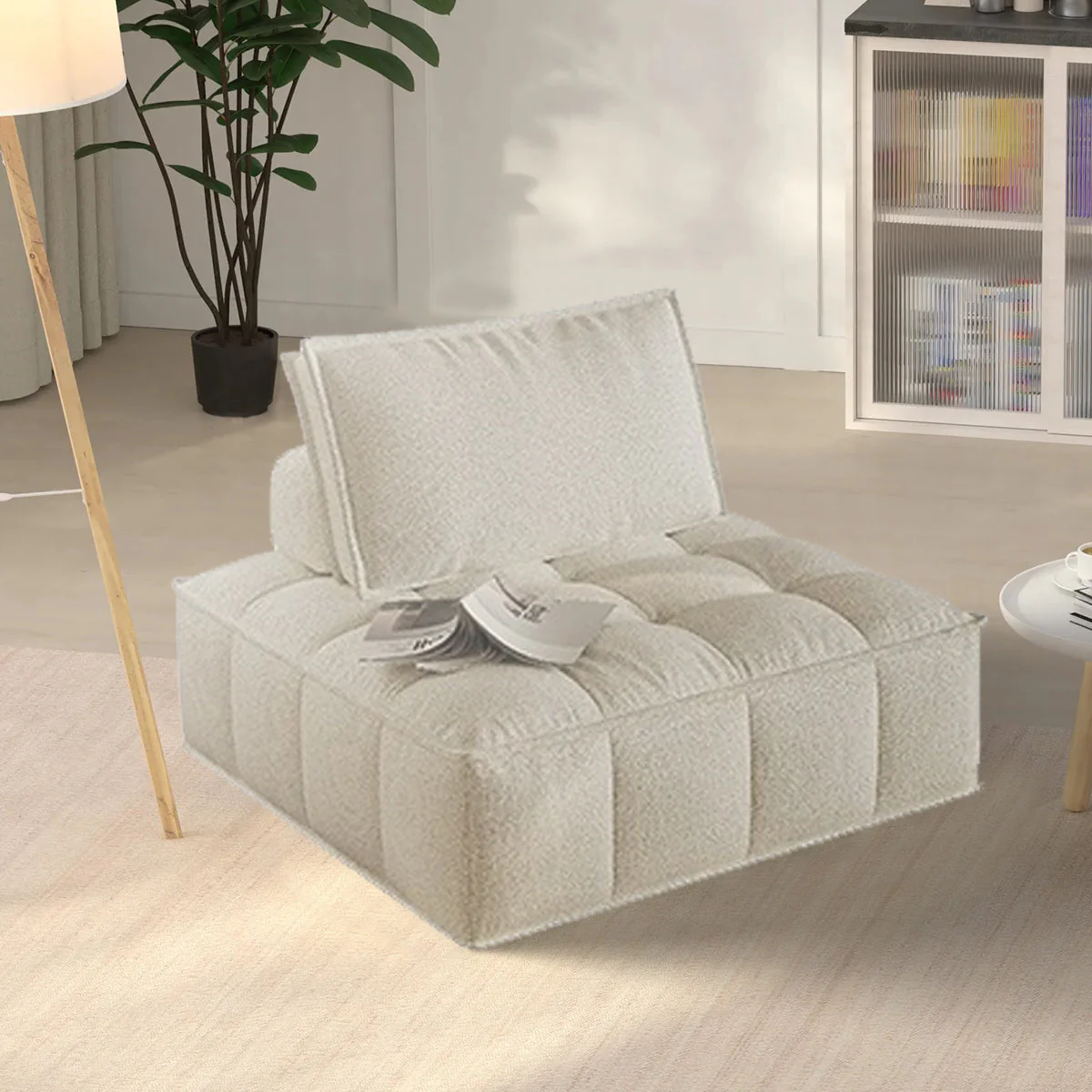 Cotton And Linen Fabric Sofa