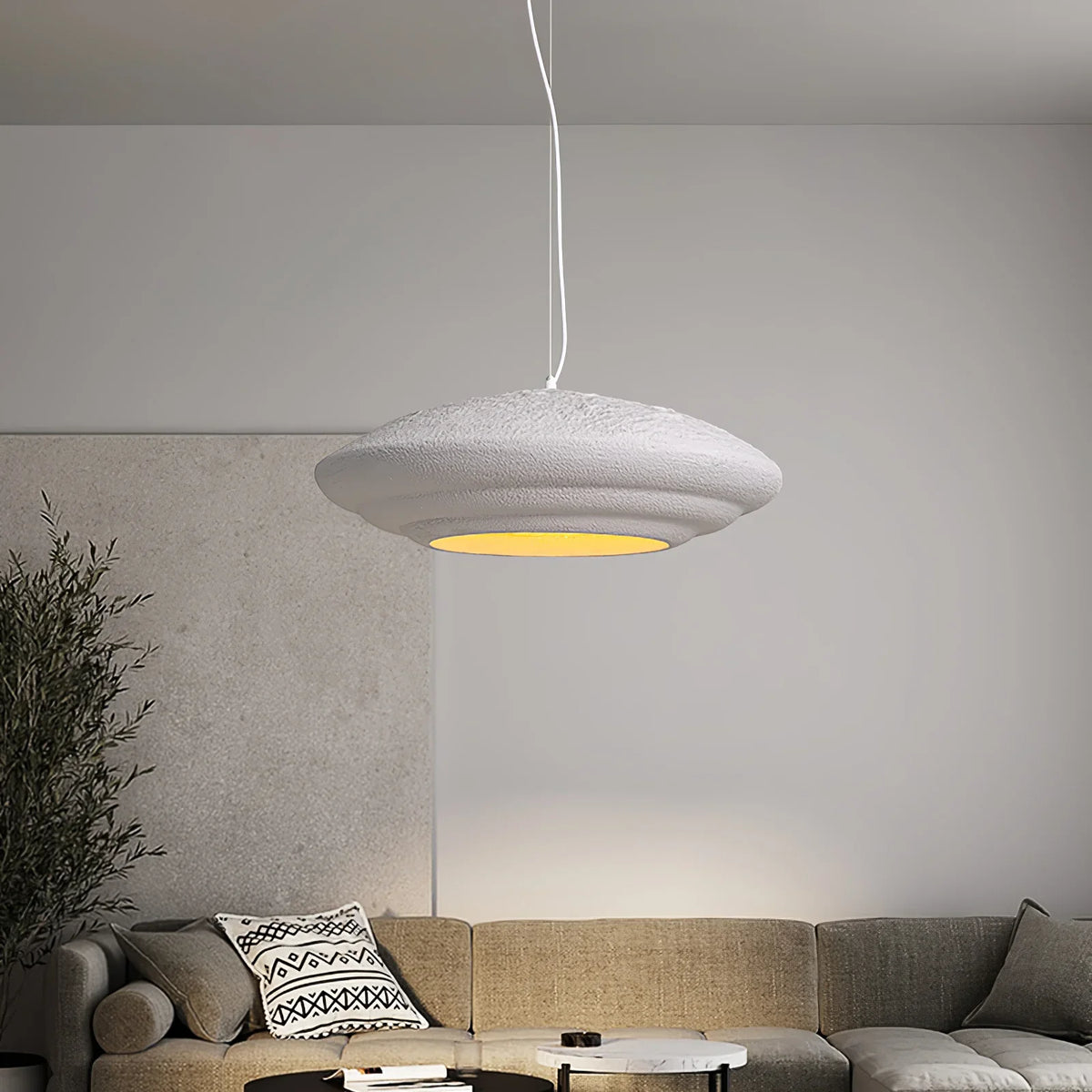 Wabi Sabi Resin Pendant Lamp