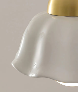 Ceramics Floral Pendant Light