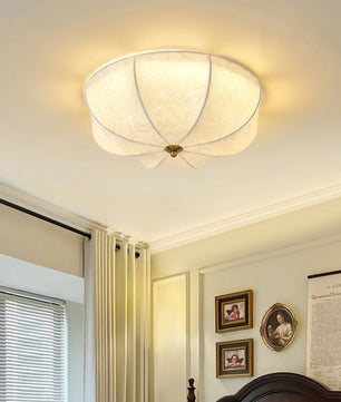 Orchid Fabric Ceiling Lamp