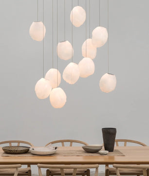 Liquid Glass Stone Pendant Light