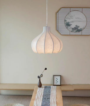Onion Bubble Silk Pendant Lamp M434