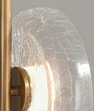 Glacier Crackle Glass Floor Lamp