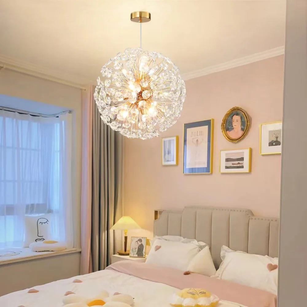 Crystal Dandelion Chandelier
