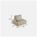 Cotton And Linen Fabric Sofa