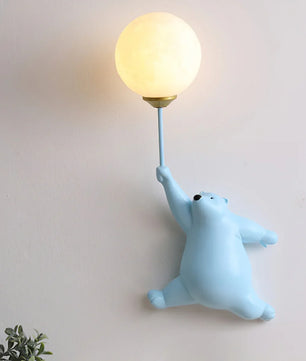 Bear Balloon Wall Lamp