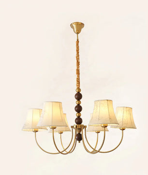 Orchid Fabric Chandelier