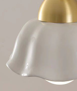Ceramics Floral Pendant Light
