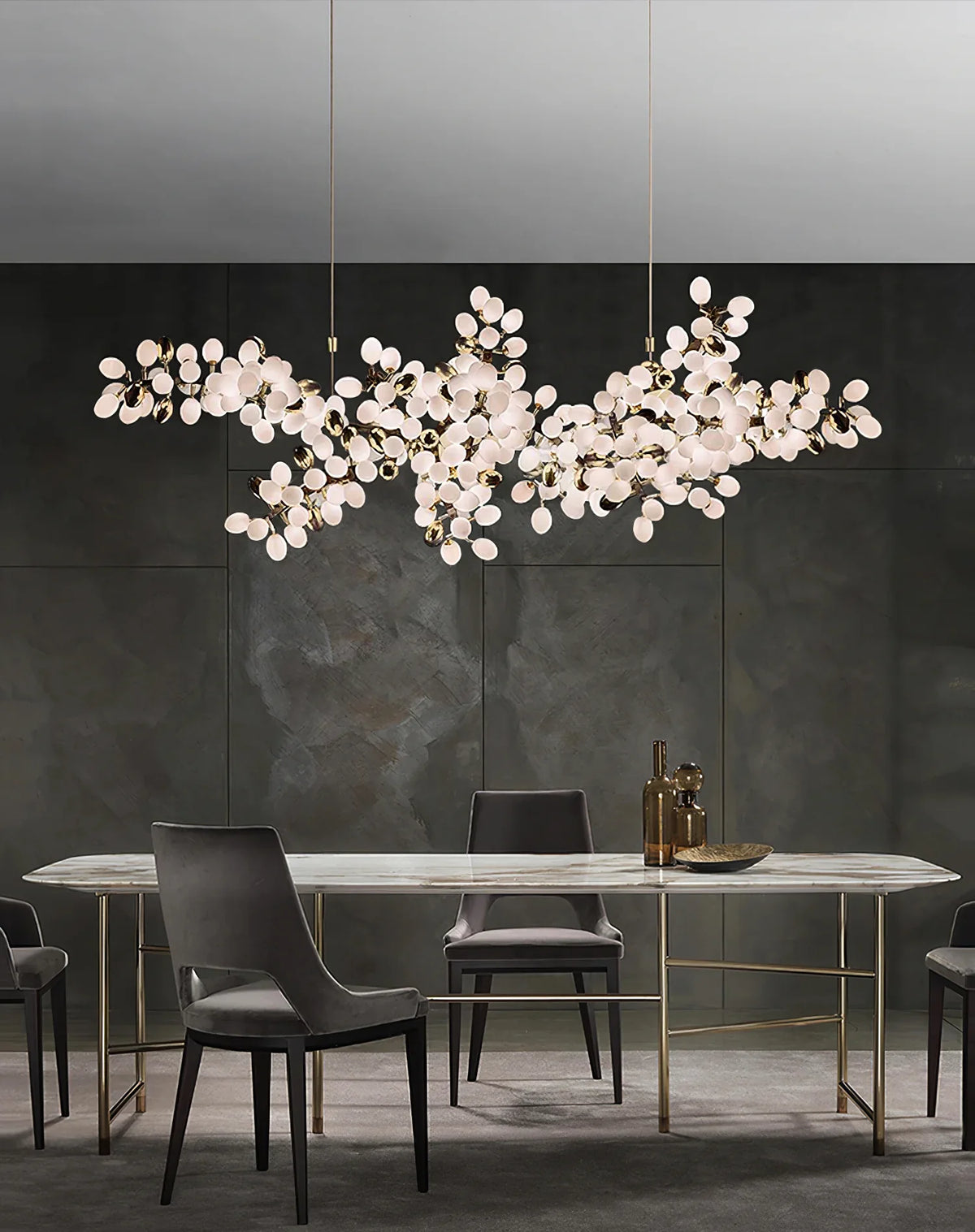 Grape Vine Bunch Chandelier