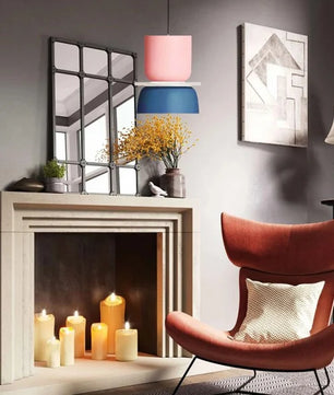 MACRI Color Block Nordic Pendant Light for Living Room