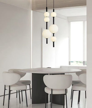 Vertical Glass Pendant Light