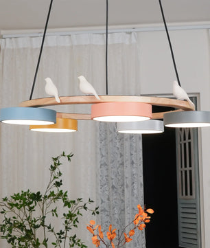 Sienna Bird Round Chandelier
