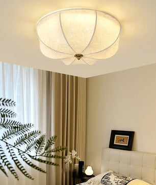 Orchid Fabric Ceiling Lamp