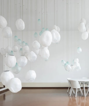 Liquid Glass Stone Pendant Light